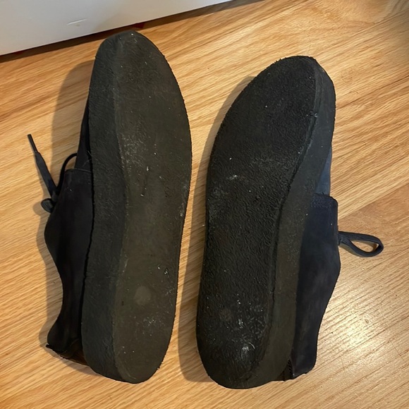 Clarks Trek Cup Navy Suede Gum Bottom